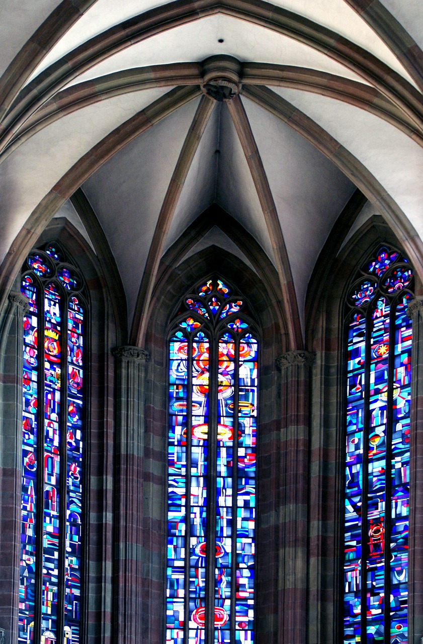 window church colorful free photo