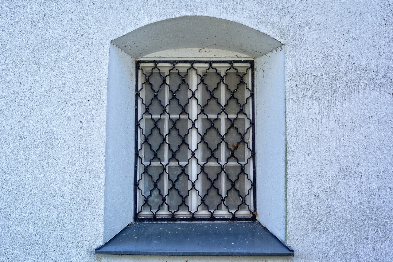 window window grilles grid free photo