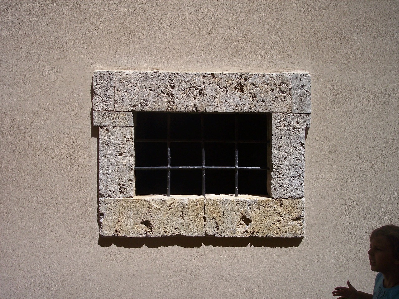 window iron lattice prison free photo