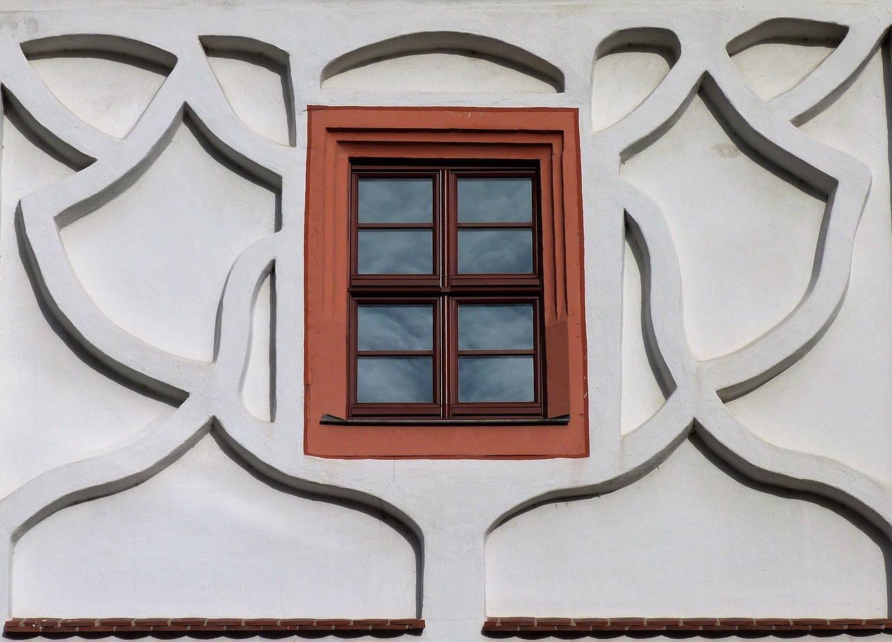 window wooden windows facade free photo