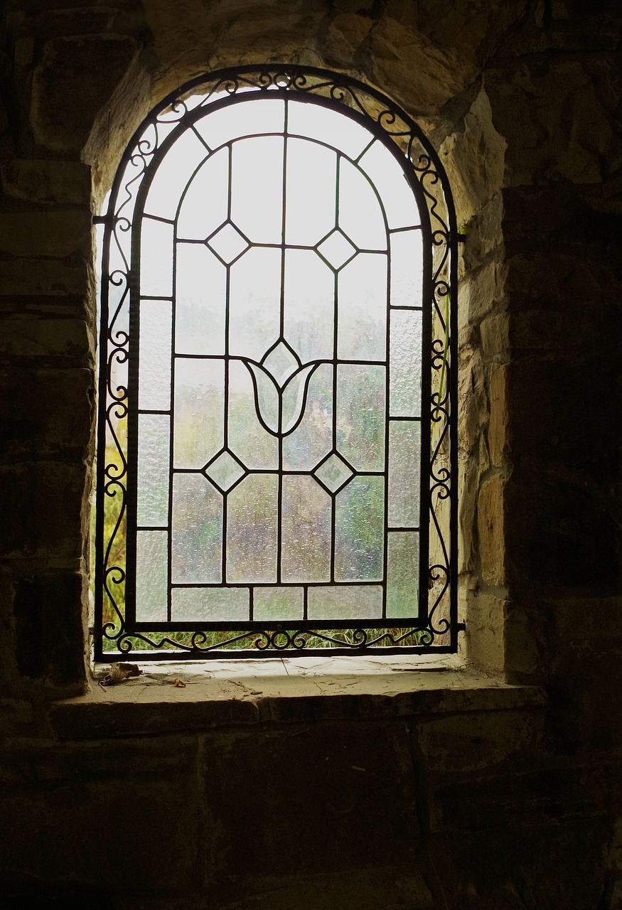 window stained glass window pane free photo