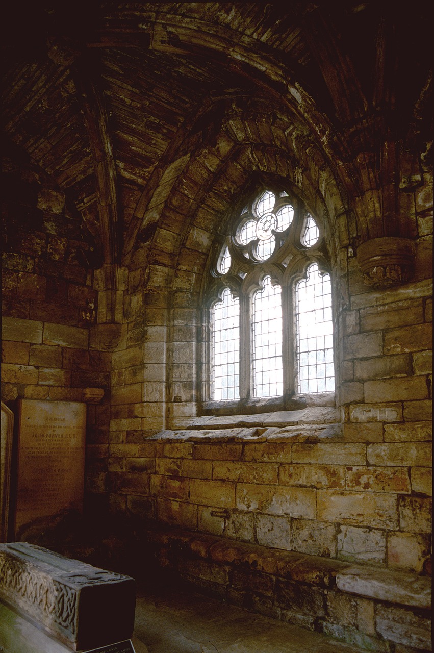 window scotland abbey free photo