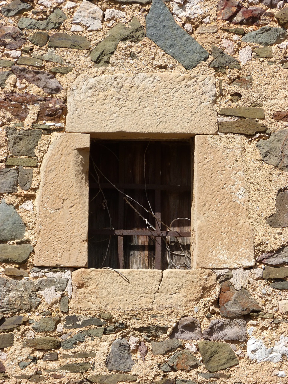 window bars old free photo