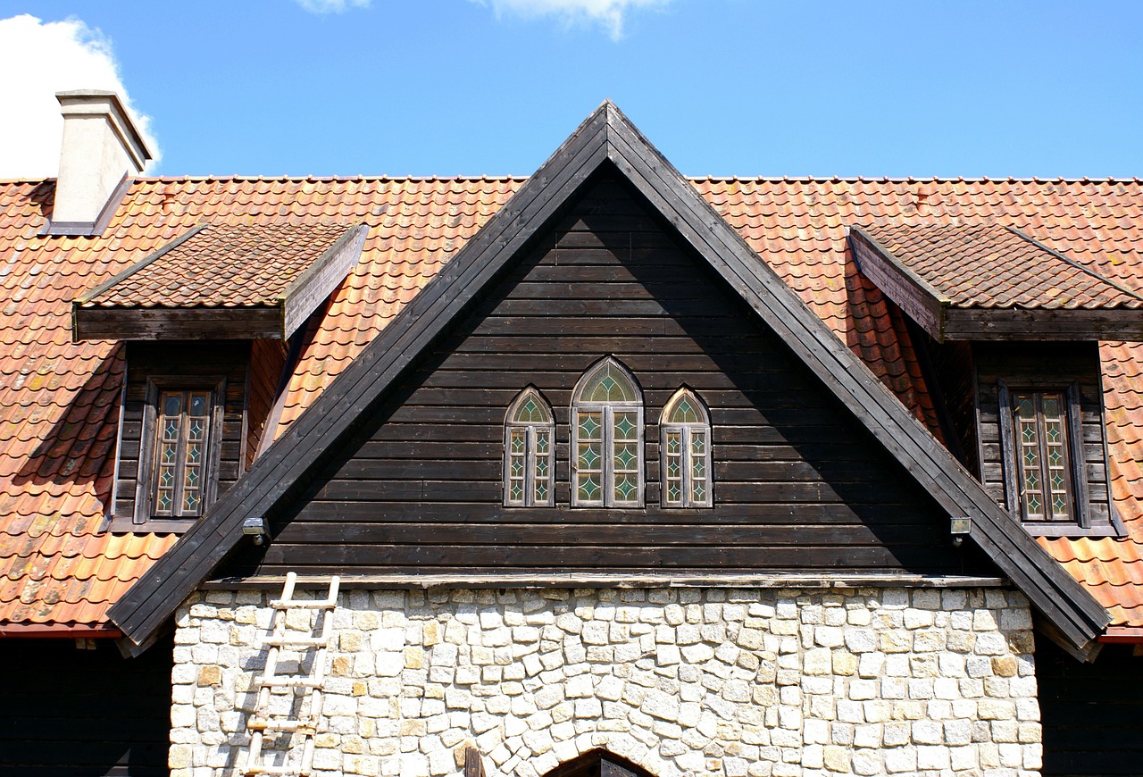 window attic castle free photo