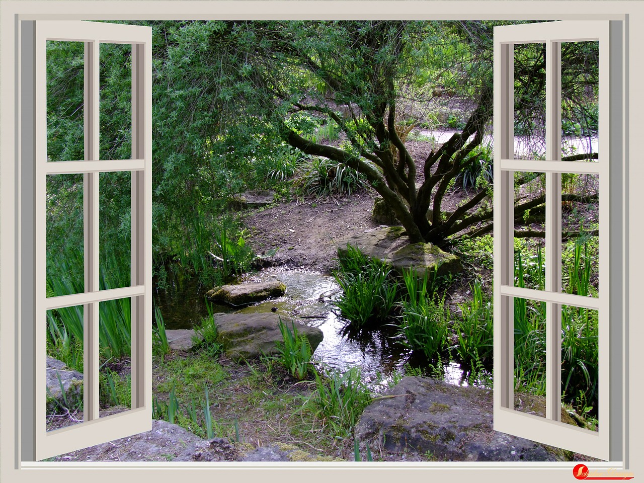 window garden window frames free photo