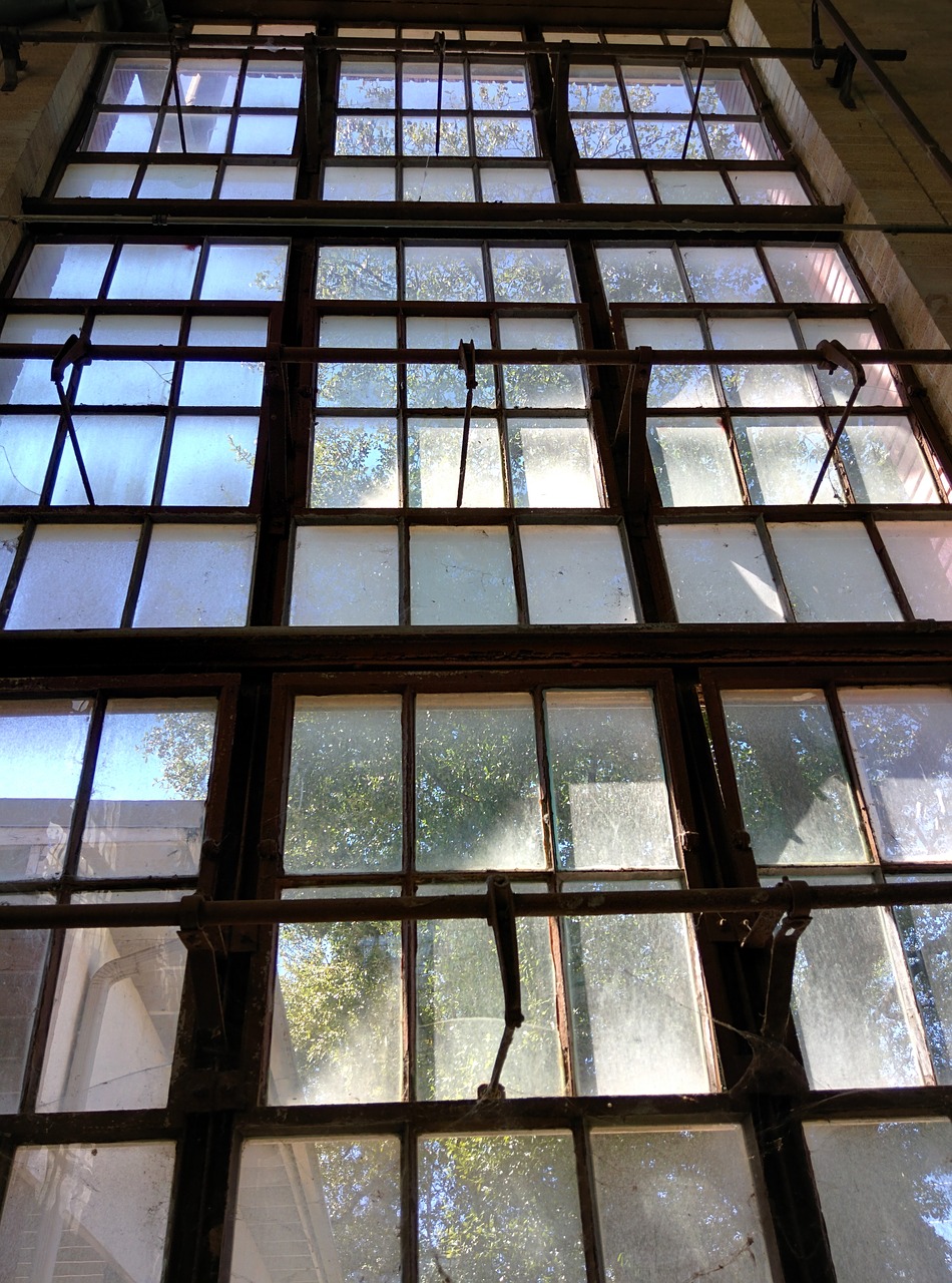 window old factory free photo