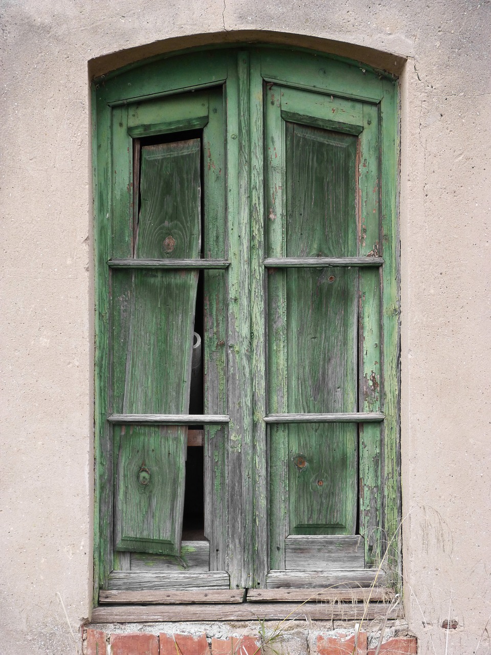 window old abandoned free photo