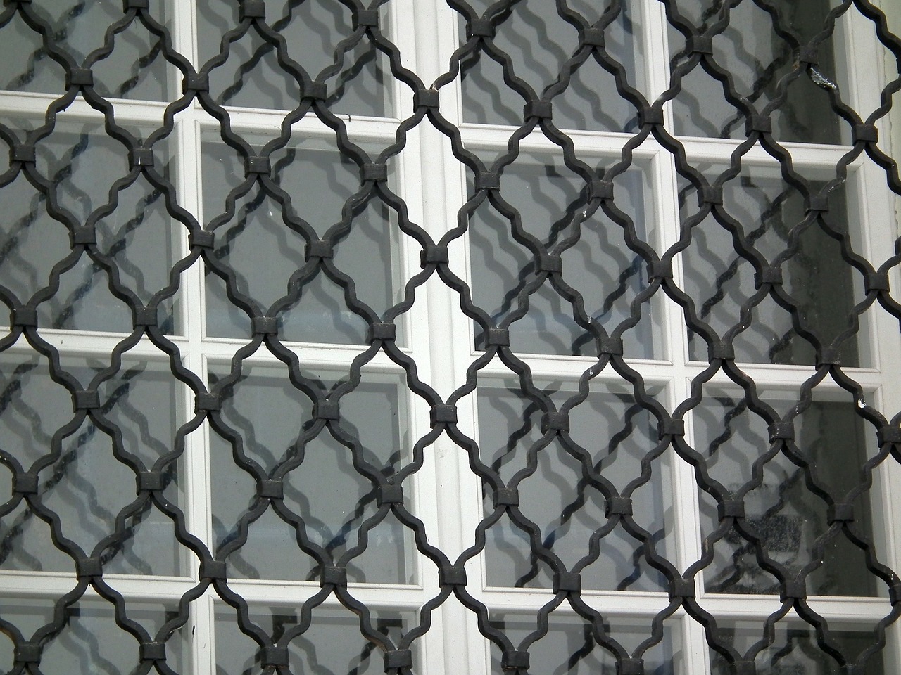 window grille glass free photo
