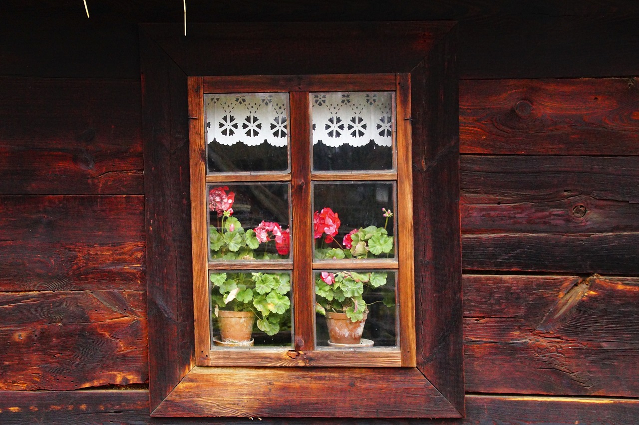 window old house architecture free photo