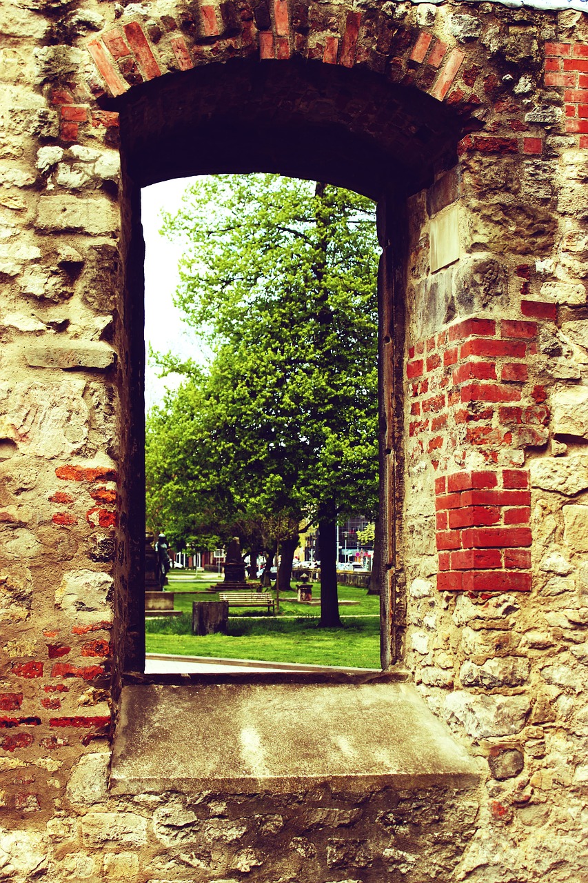 window grunge brick free photo