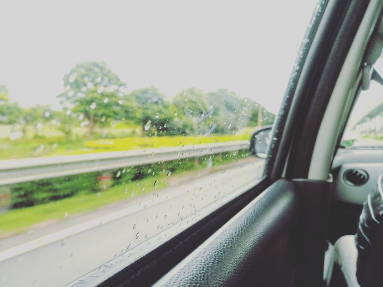 window rain car free photo