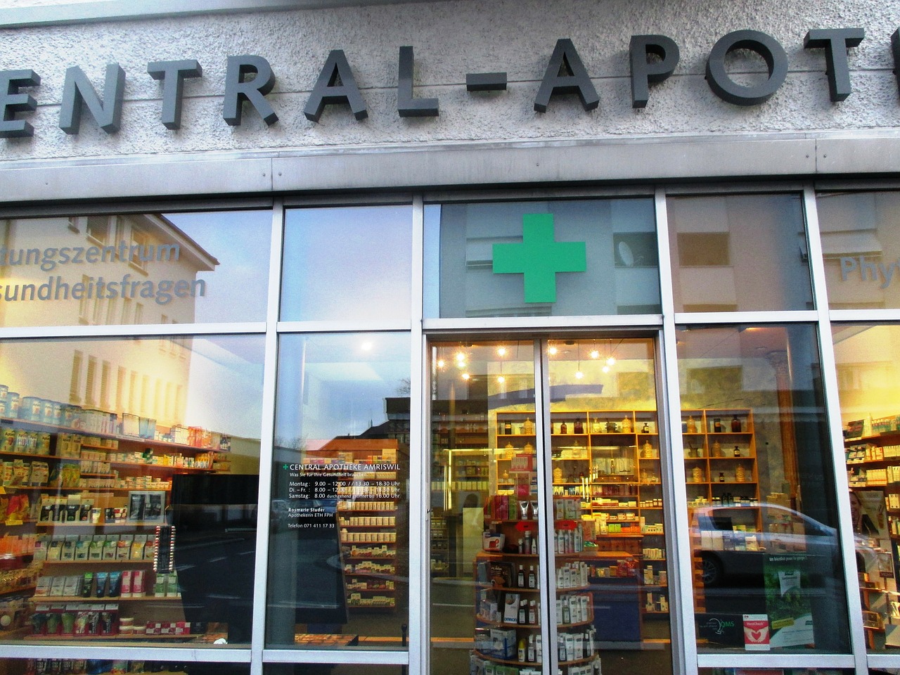 window color pharmacy free photo