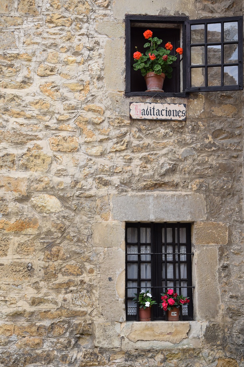 window flowerpot spain free photo