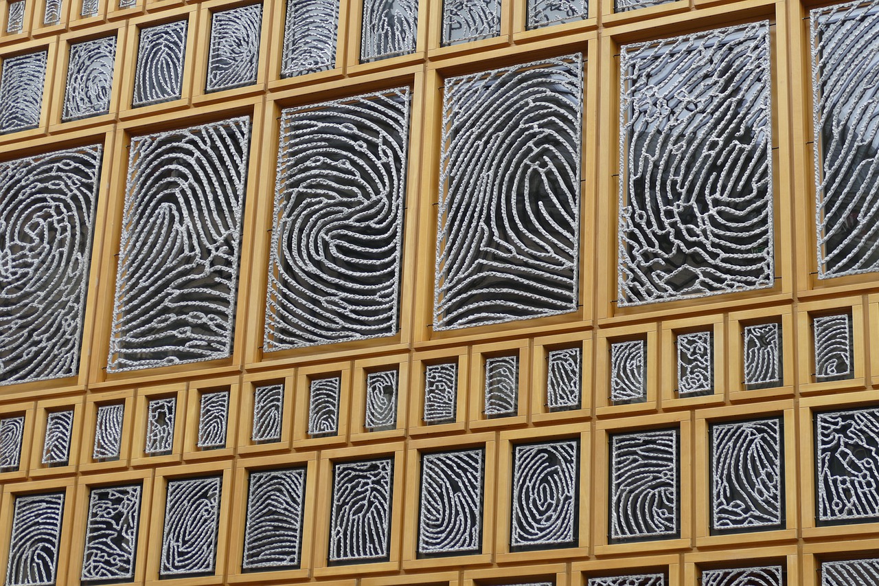 window glass fingerprint free photo