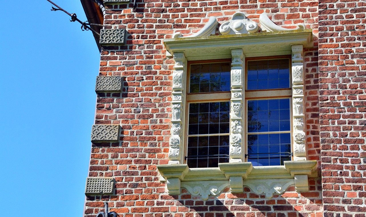 window  brick  house free photo