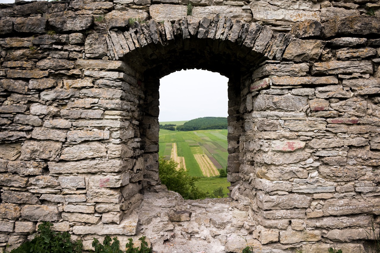 window  castle  field free photo