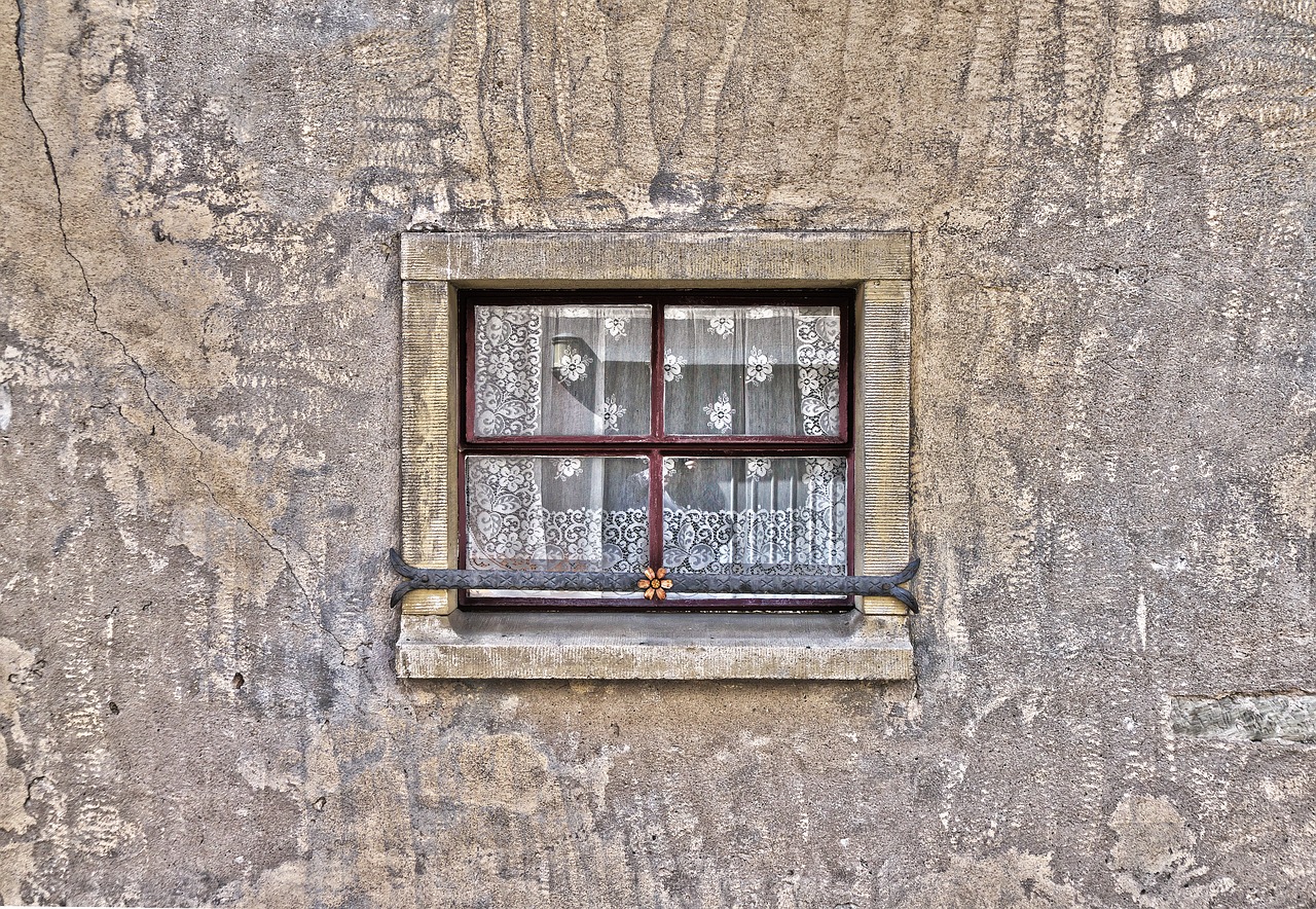 window  facade  old free photo