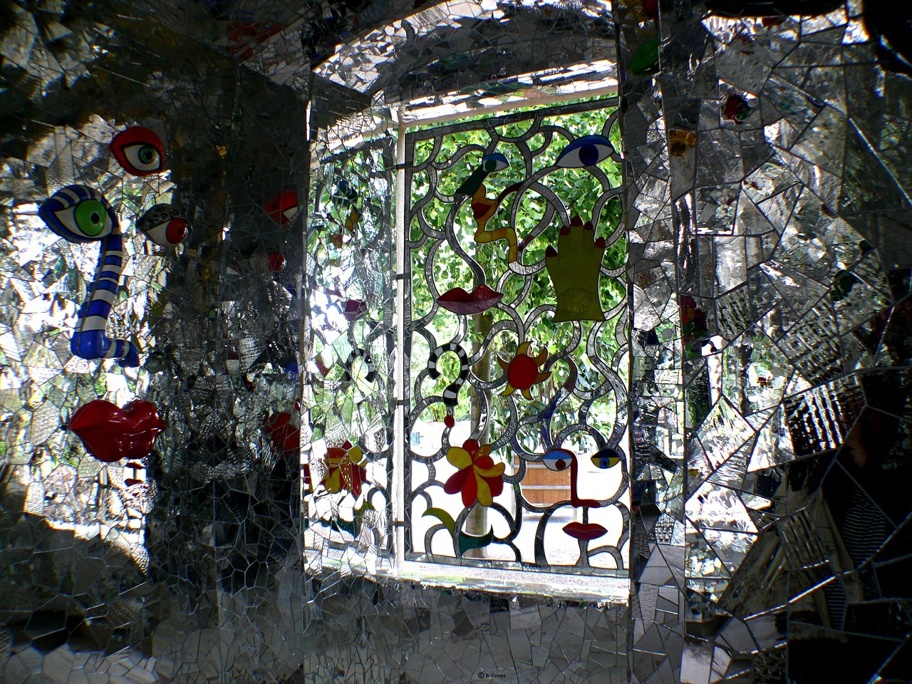 window glass colorful free photo