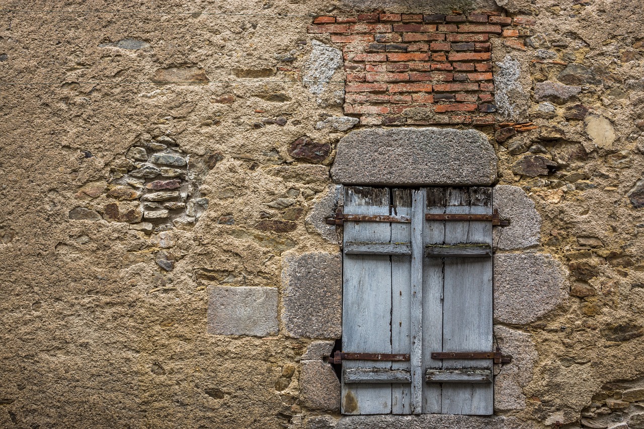 window wall stones free photo