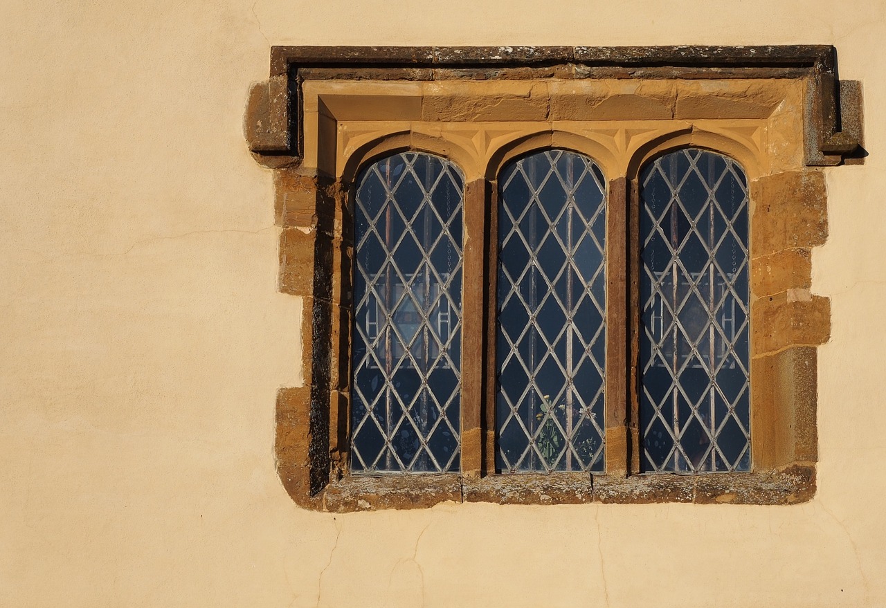 window mullion medieval free photo