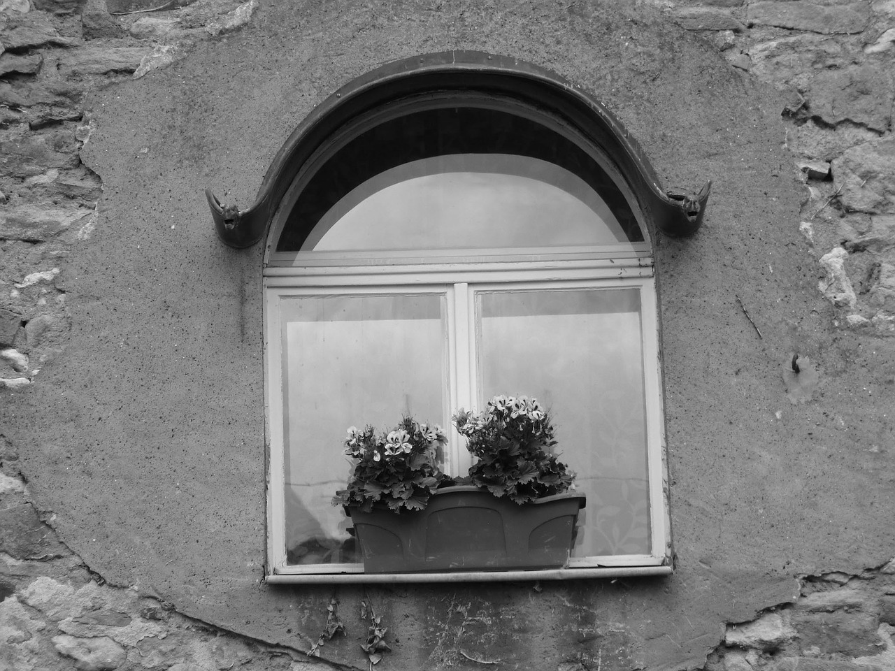 window lonely alone free photo