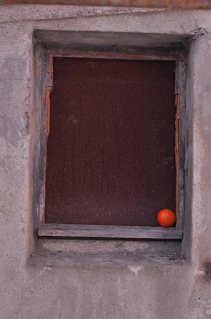 window building orange free photo