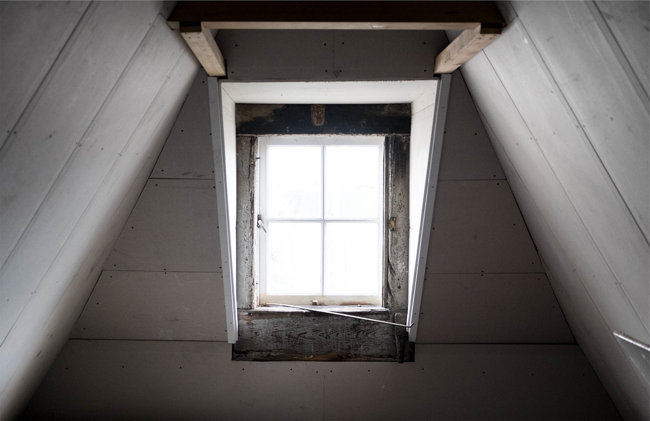 window attic wood free photo