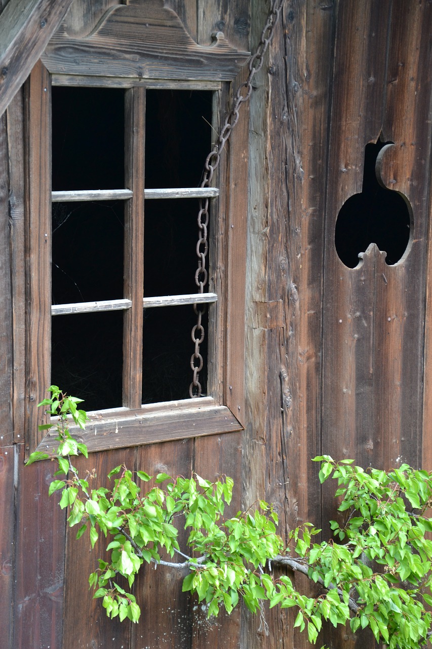 window old hut free photo