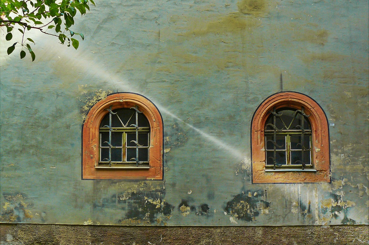 window hauswand house facade free photo