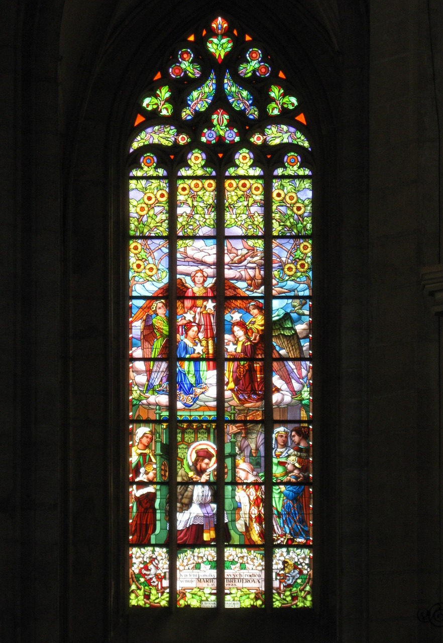 window mosaic church free photo