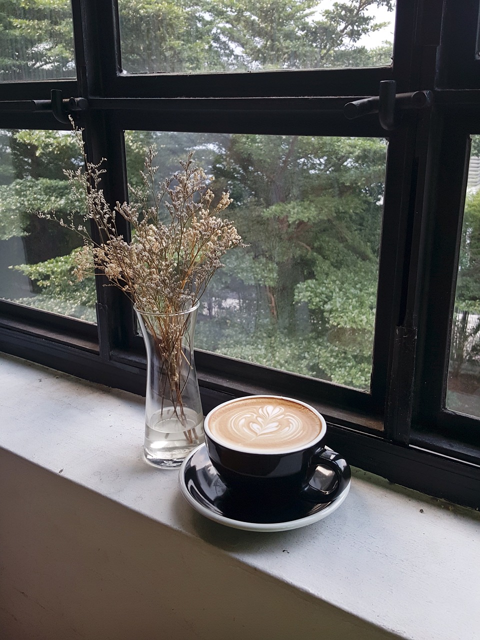 window window sill coffee free photo