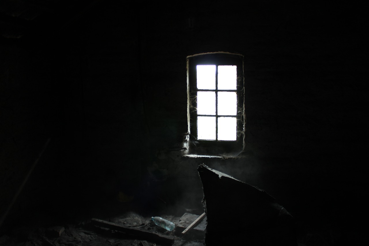 window dark attic free photo