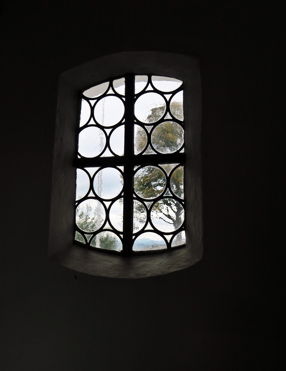 window glass church free photo