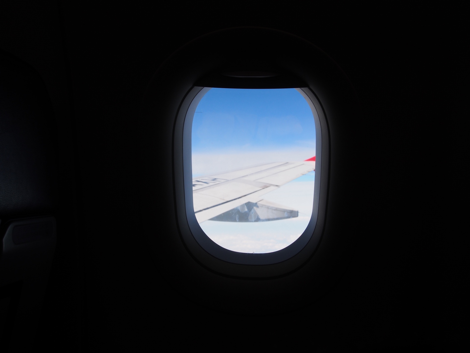 airplane window window plane free photo