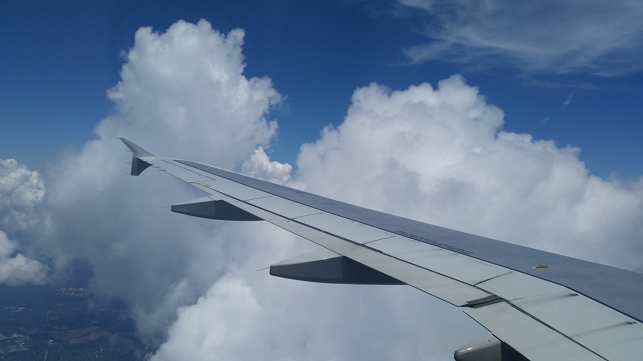 window seat airplane aeroplane free photo