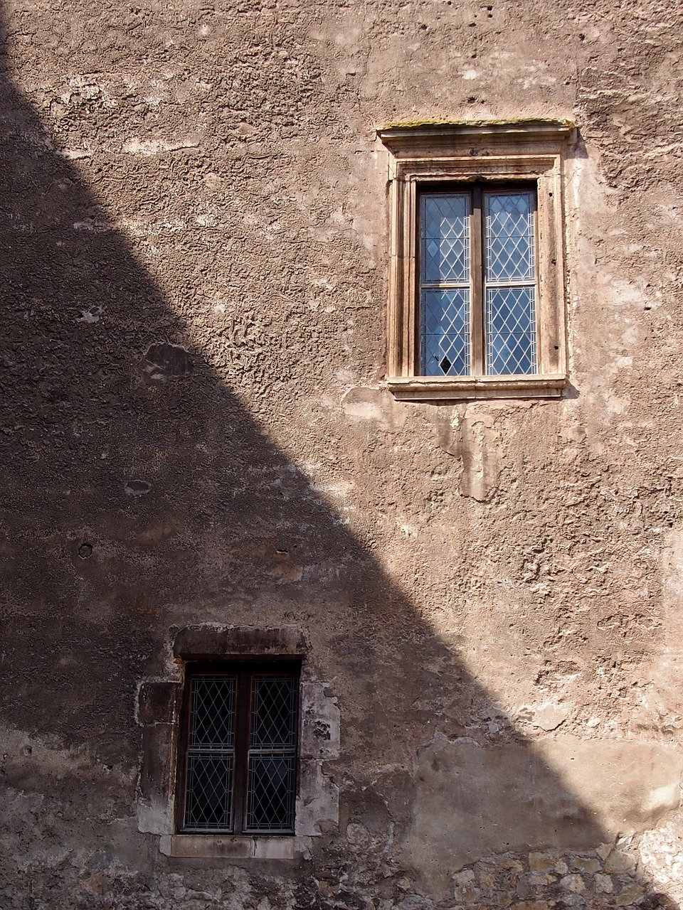 windows wall old window free photo