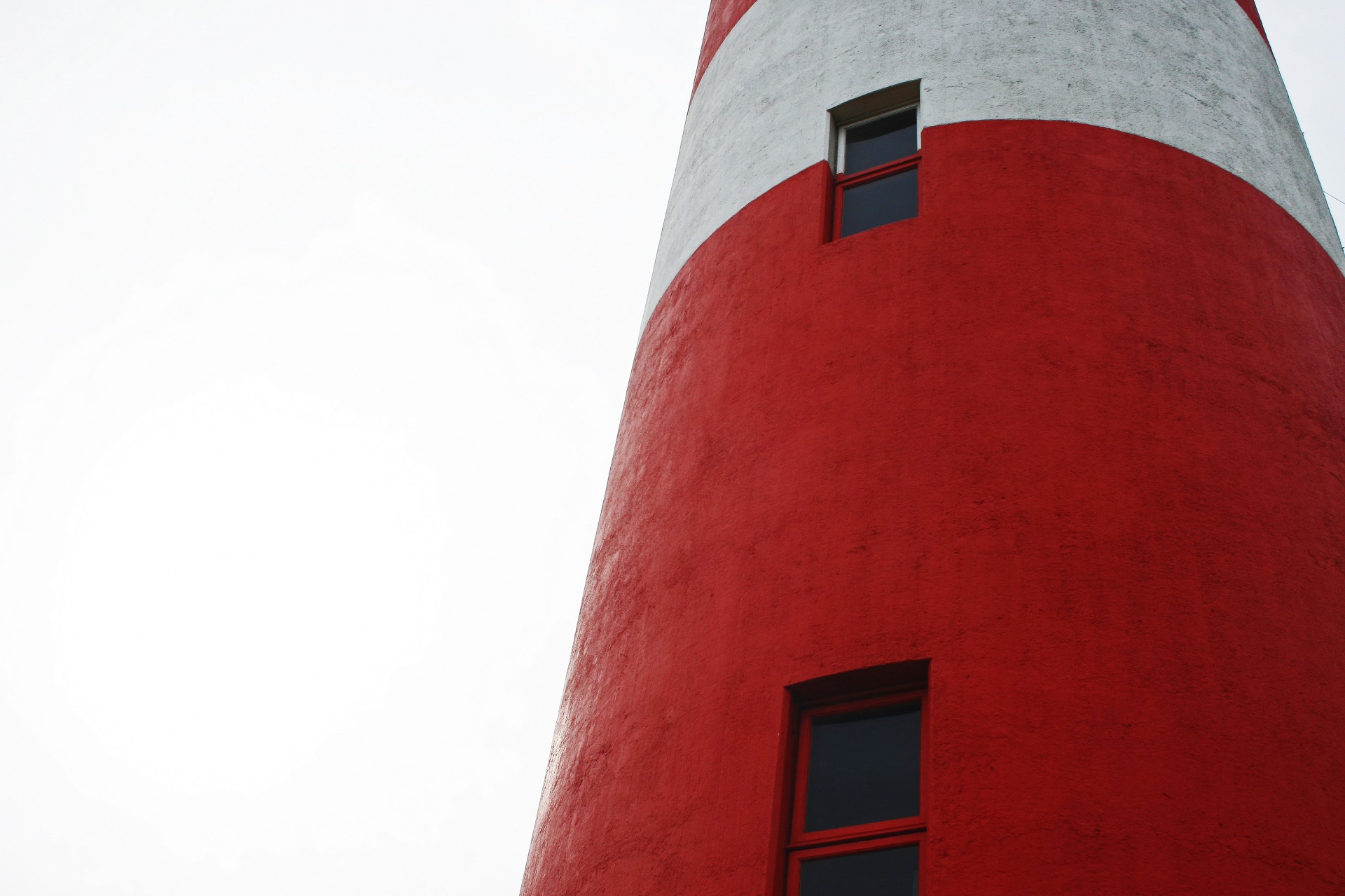 lighthouse red white free photo