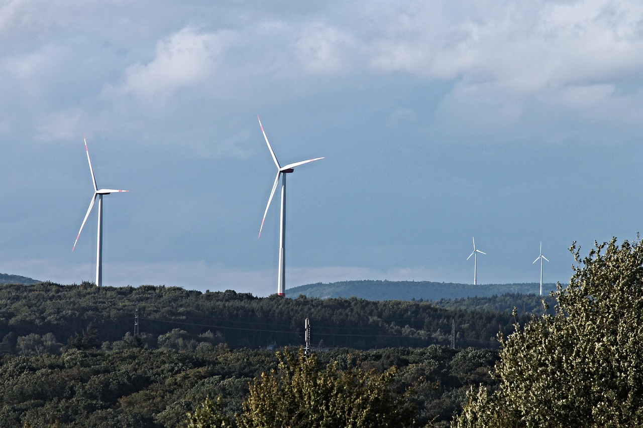 windräder wind energy wind power free photo