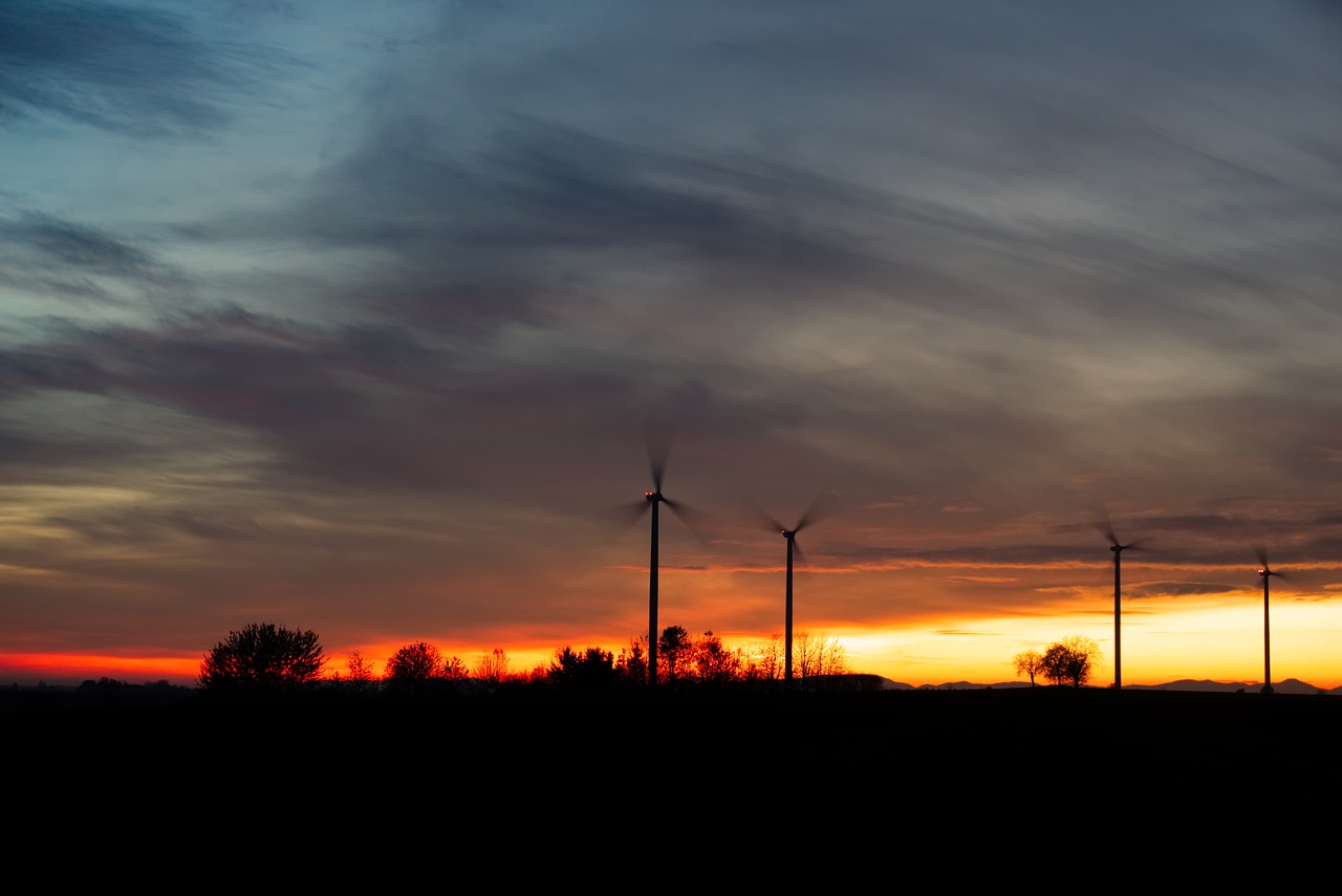 windräder wind power energy free photo