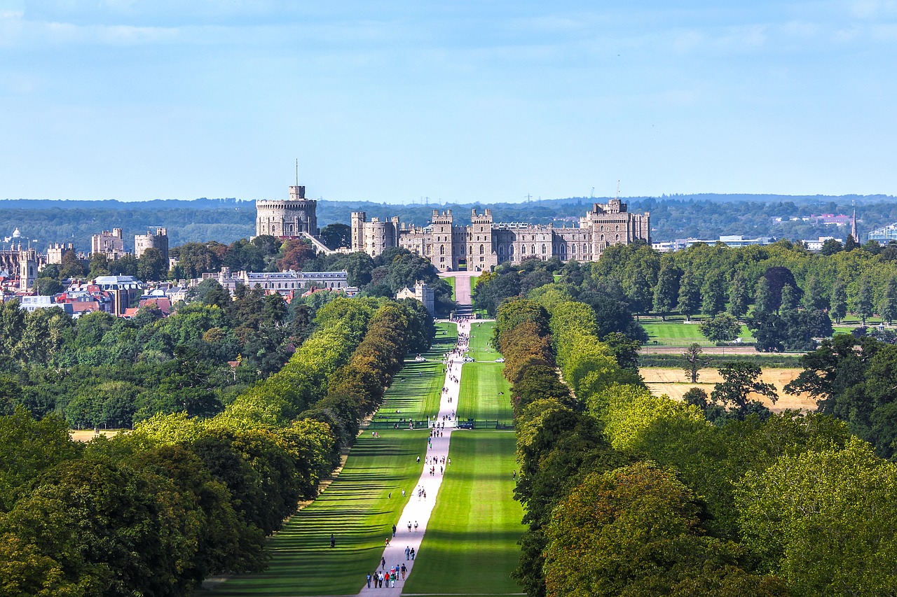 windsor castle park building free photo