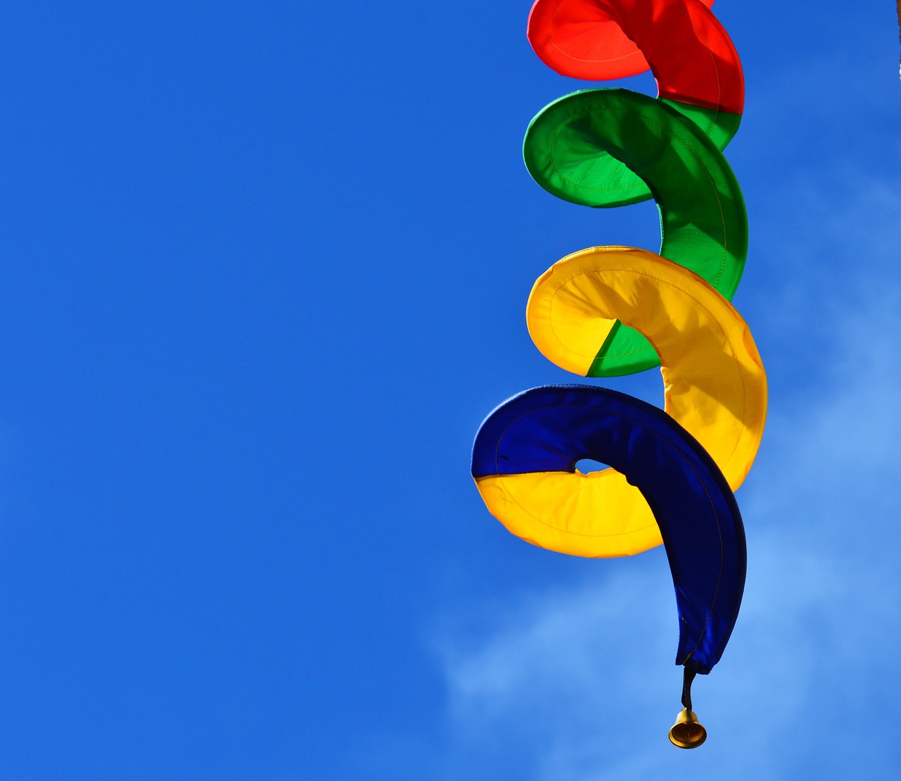 windspiel colorful spiral free photo