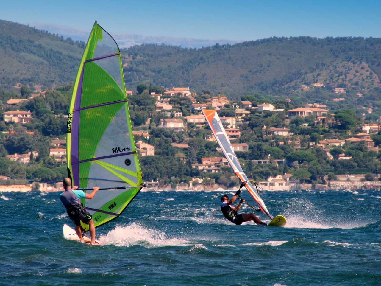 windsurf wind surfers aquatics free photo