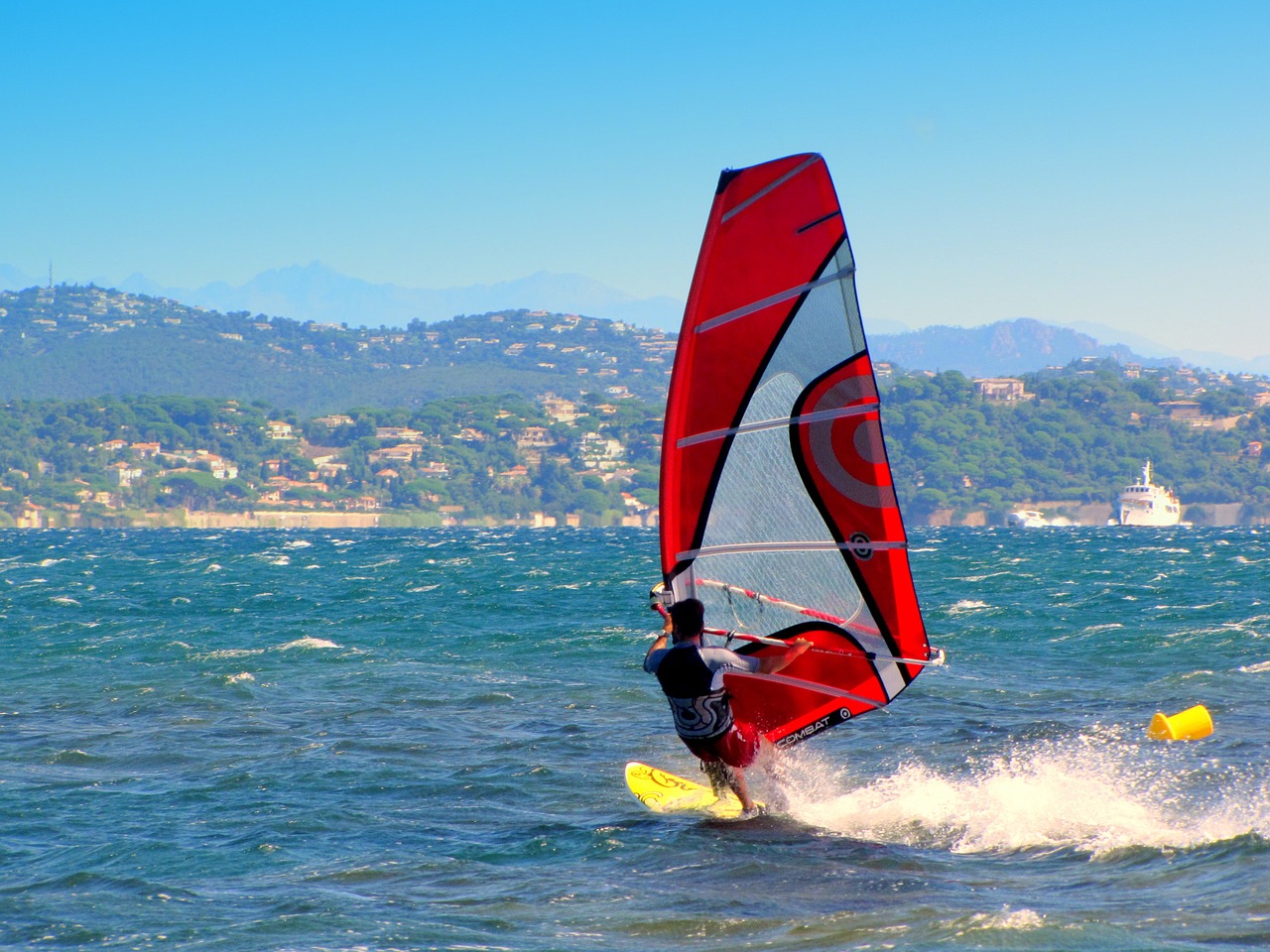 windsurf windsurfer aquatics free photo