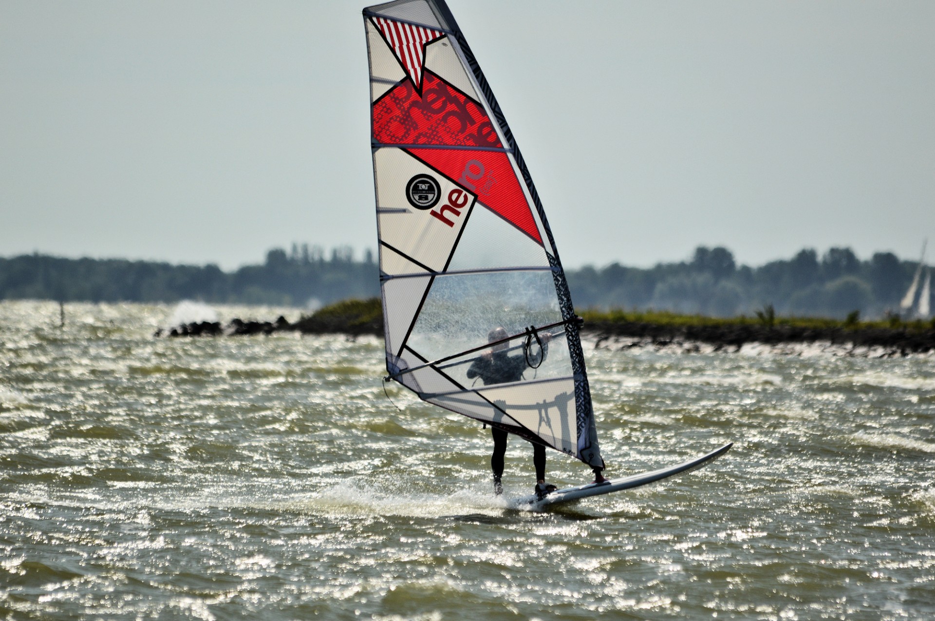 windsurfing surfing water sports free photo