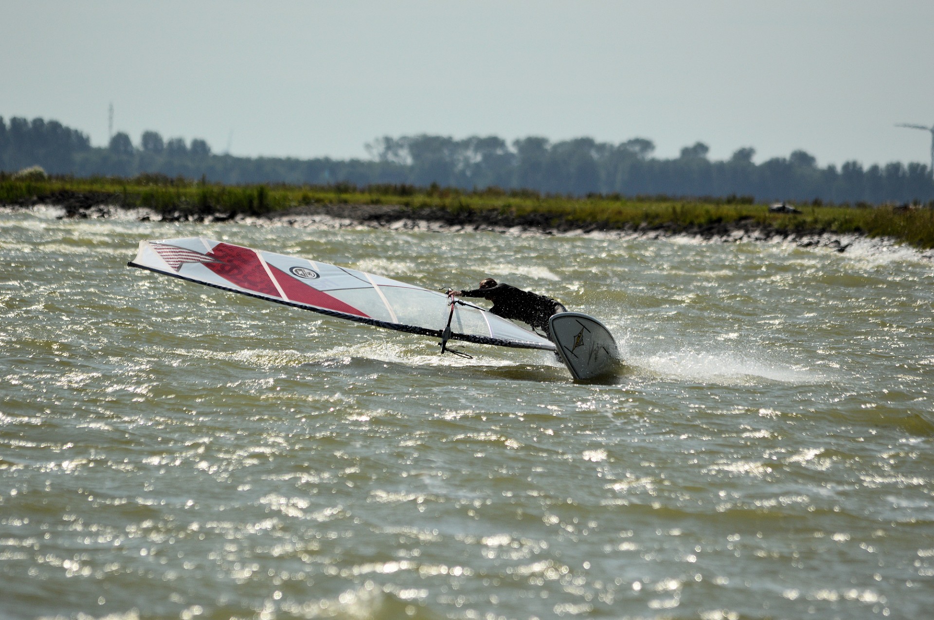 windsurfing surfing water sports free photo