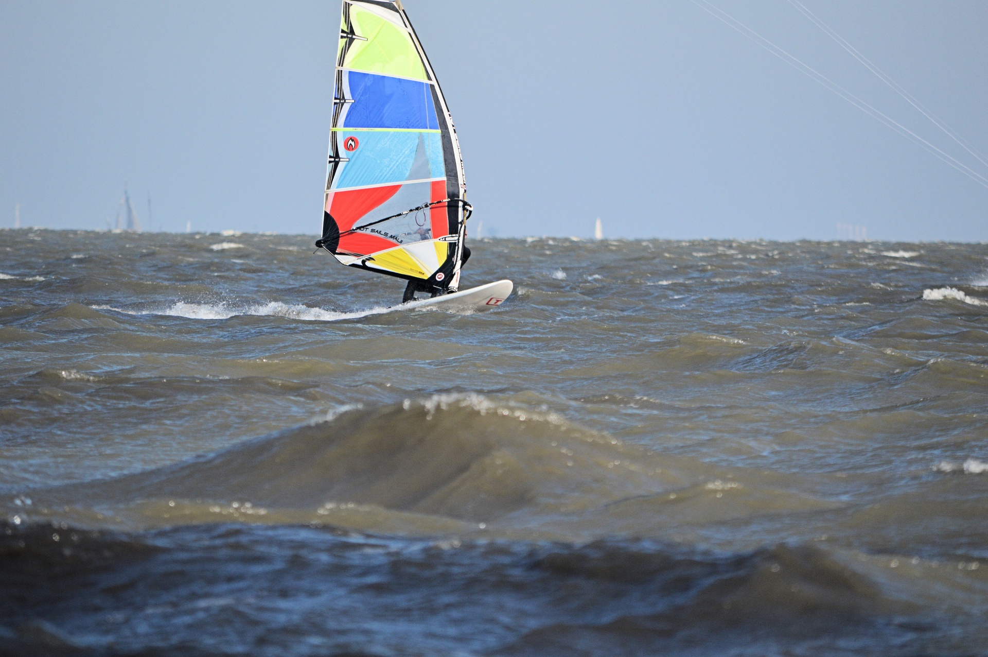 windsurfing surfing sports free photo