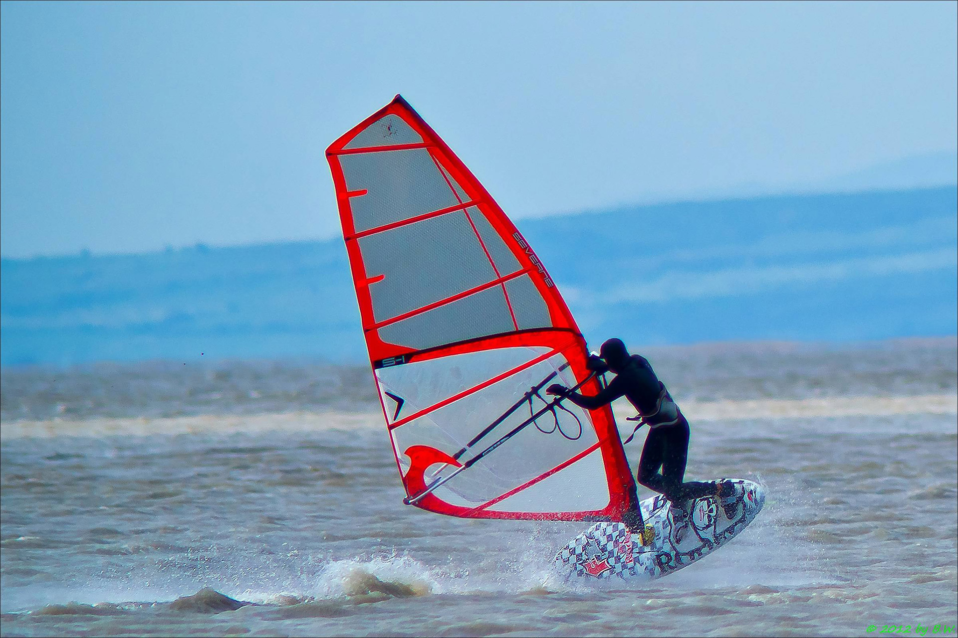 windsurfing water sports wind free photo