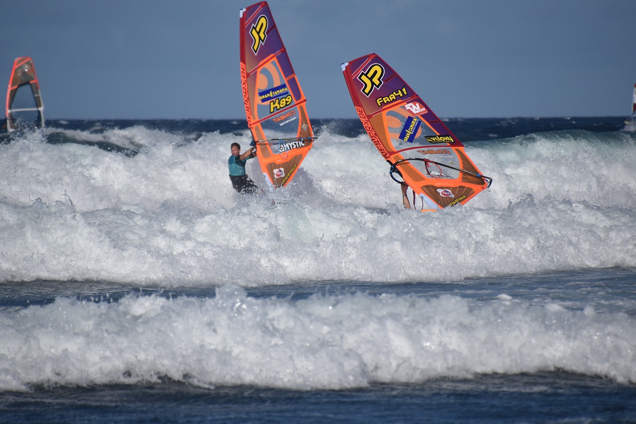 windsurfing gran canaria windsurfing cup free photo