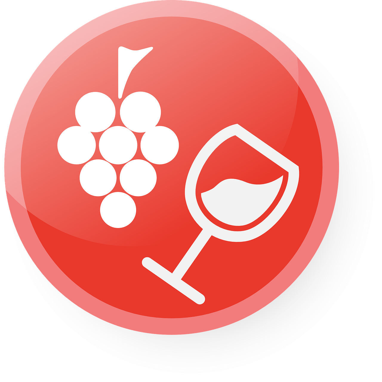 wine glass icon free photo