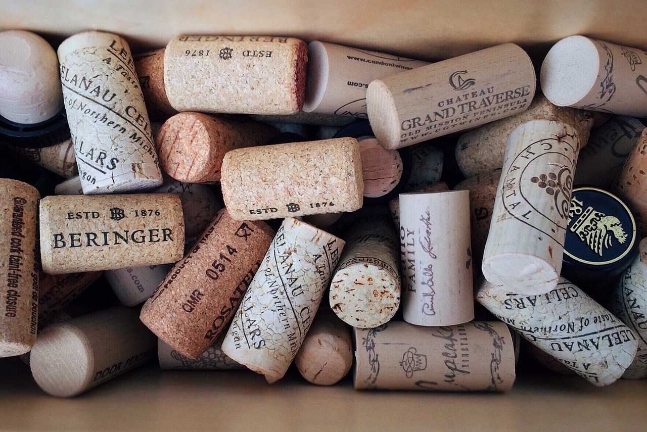 wine corks alcohol free photo